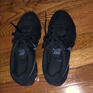 Black Nike sneakers